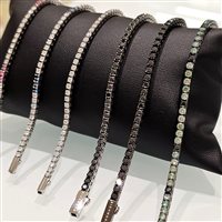 Bracelet John Richmond Tennis Lab in Titane Diamante Lab Grown 5.70 Ct JRTM27WB - JRTM27WB